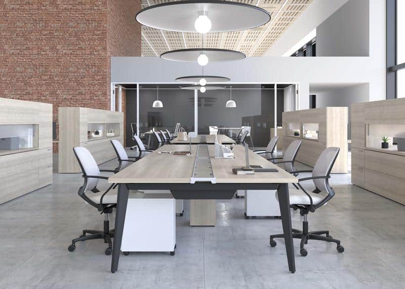 Office furniture and interior design that focus on office brand.