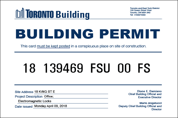 Building Permit Interior Design