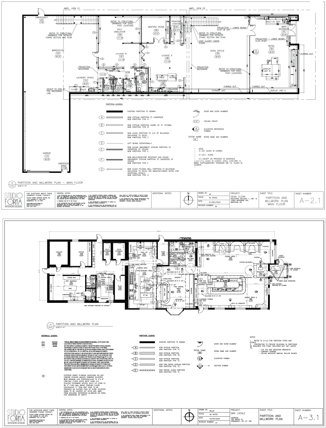 Architectural Drawings Interior Design Office Design