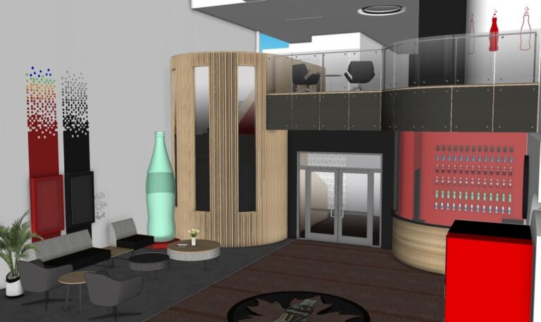 Office and Lobby design with Office Furniture
