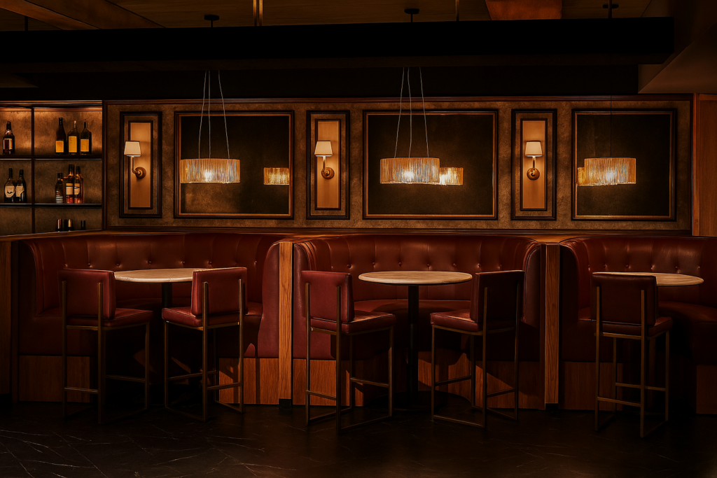 Bar and restaurant Interior design
