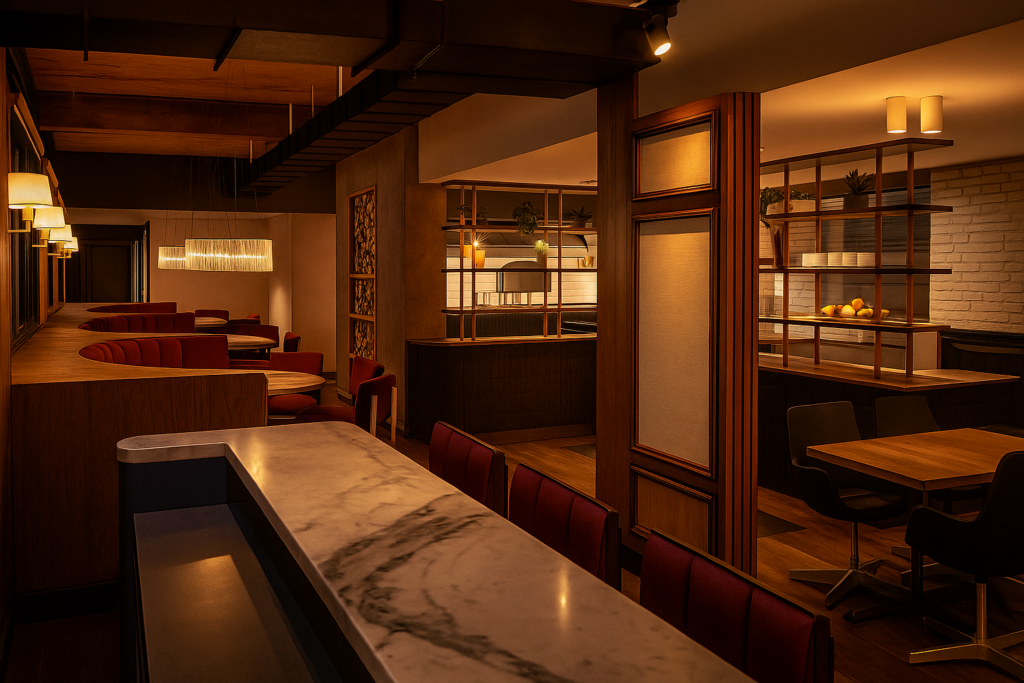 Bar restaurant design