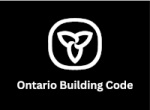 Ontario Building Code Black with text 200